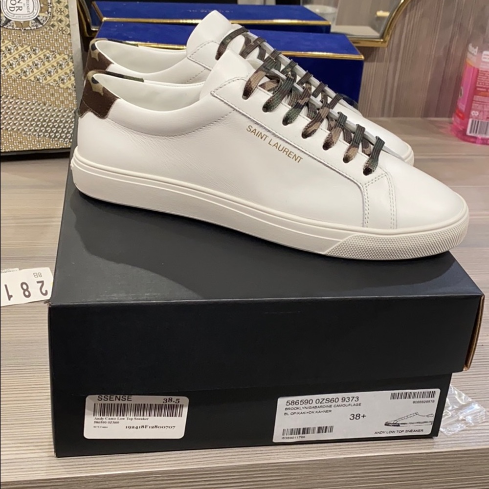 Camo Saint Laurent Sneakers